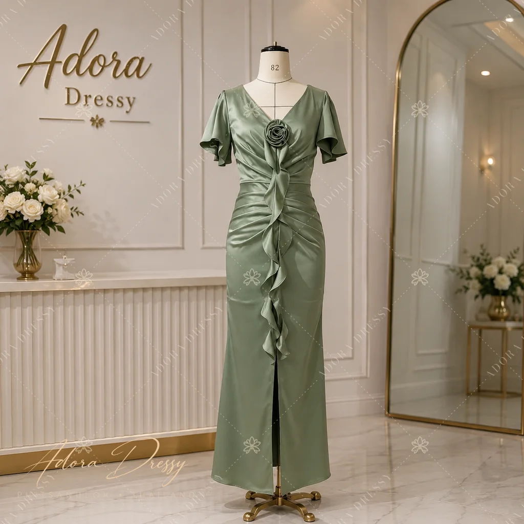 ตัวอย่างชุดโทนเขียว จาก Adora Dressy พิษณุโลก ภาพที่ 72