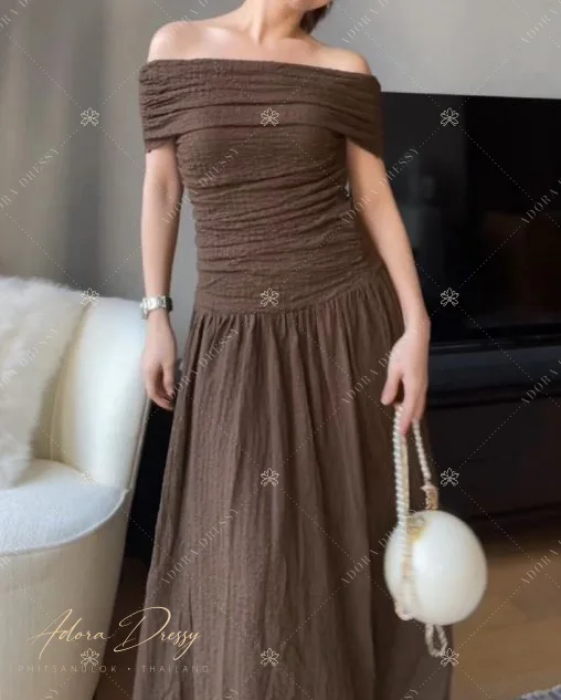 ตัวอย่างชุดโทนน้ำตาล-ทอง จาก Adora Dressy พิษณุโลก ภาพที่ 56