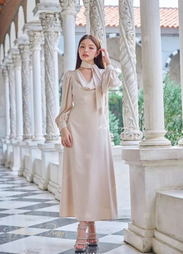 ตัวอย่างชุดโทนครีม-เบจ จาก Adora Dressy พิษณุโลก ภาพที่ 4
