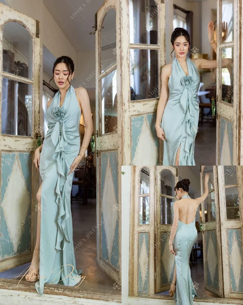 ตัวอย่างชุดโทนฟ้า-เทา จาก Adora Dressy พิษณุโลก ภาพที่ 2