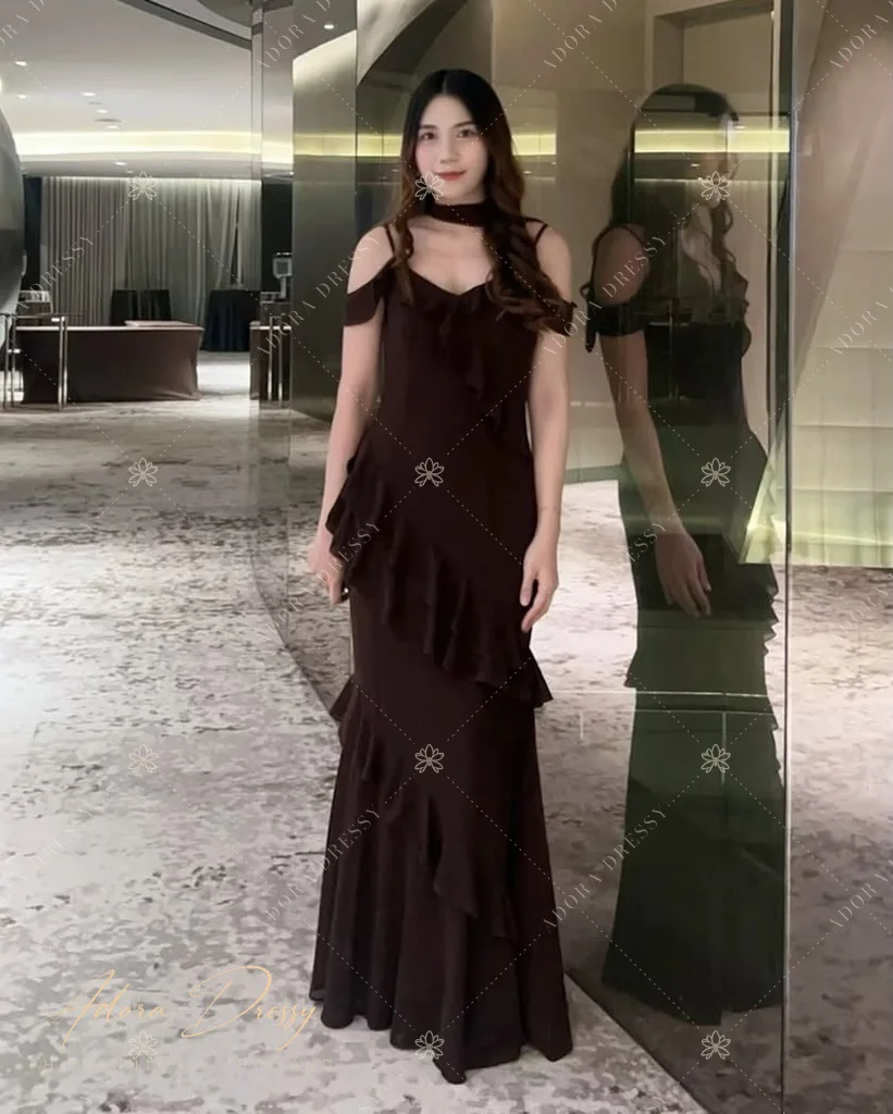 ตัวอย่างชุดโทนน้ำตาล-ทอง จาก Adora Dressy พิษณุโลก ภาพที่ 88