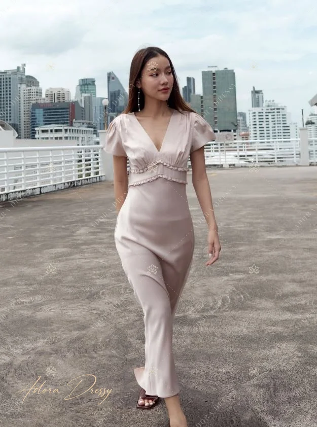ตัวอย่างชุดโทนน้ำตาล-ทอง จาก Adora Dressy พิษณุโลก ภาพที่ 118