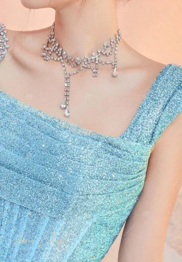 ตัวอย่างชุดโทนฟ้า-เทา จาก Adora Dressy พิษณุโลก ภาพที่ 23
