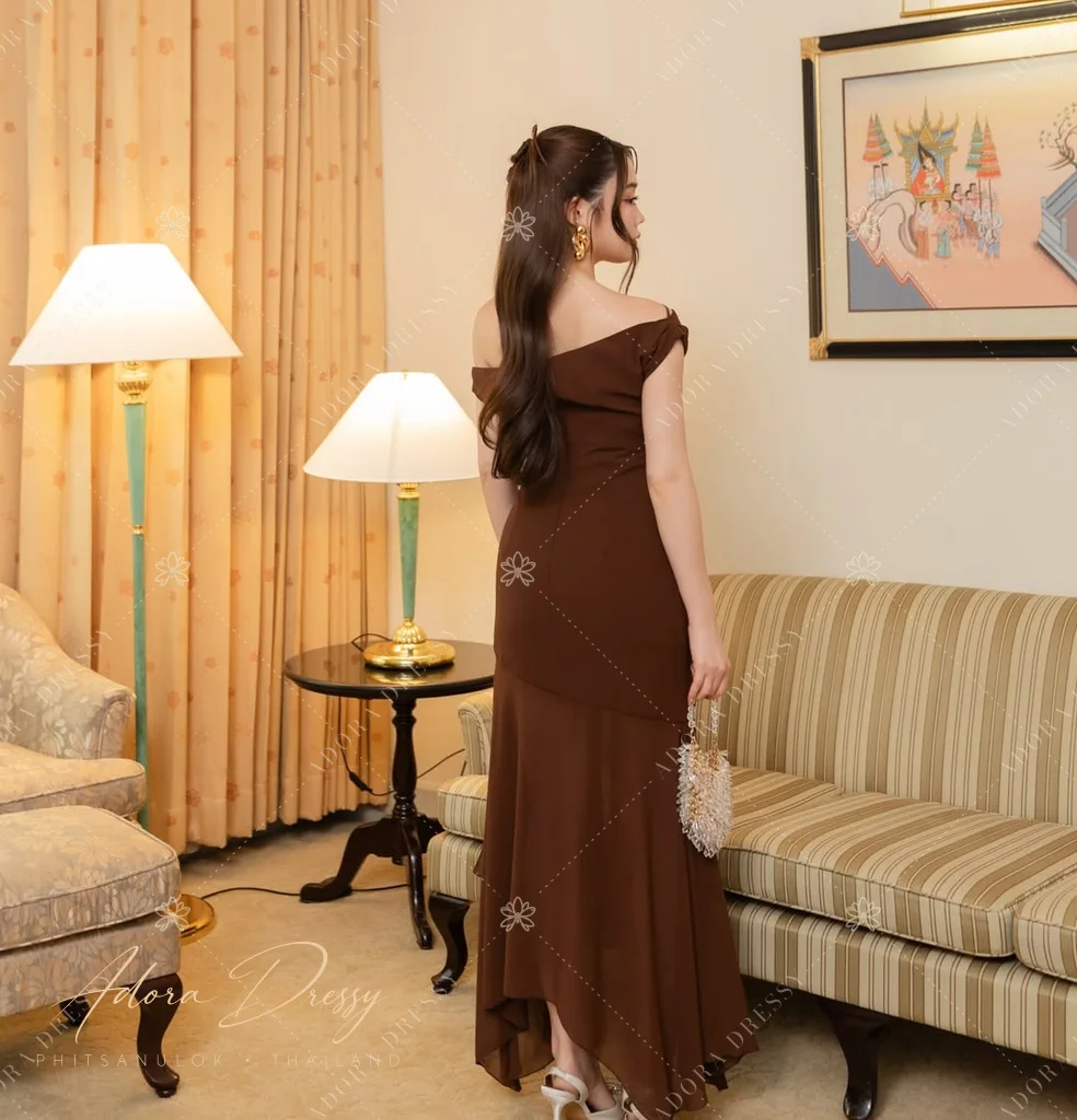 ตัวอย่างชุดโทนน้ำตาล-ทอง จาก Adora Dressy พิษณุโลก ภาพที่ 75