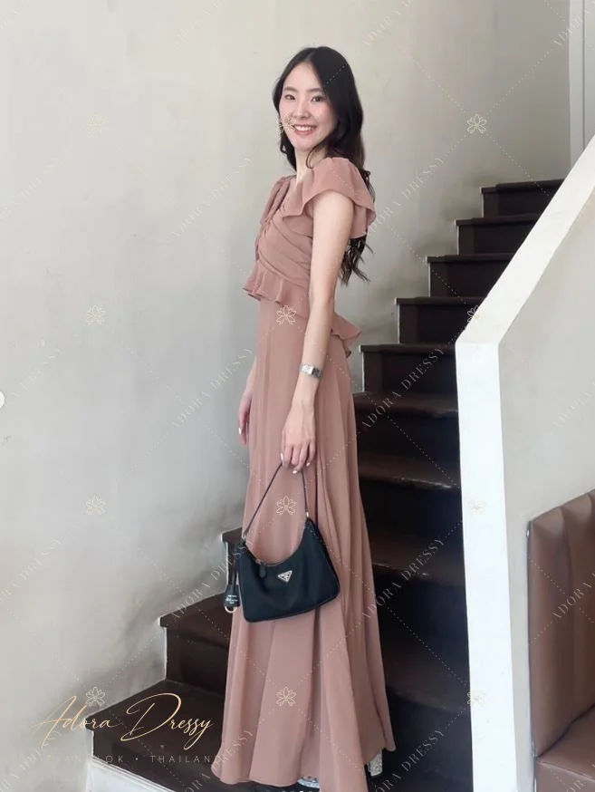 ตัวอย่างชุดโทนน้ำตาล-ทอง จาก Adora Dressy พิษณุโลก ภาพที่ 20