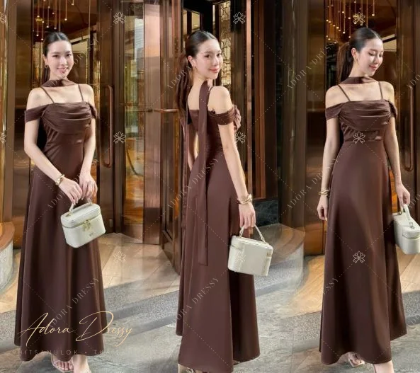 ตัวอย่างชุดโทนน้ำตาล-ทอง จาก Adora Dressy พิษณุโลก ภาพที่ 104