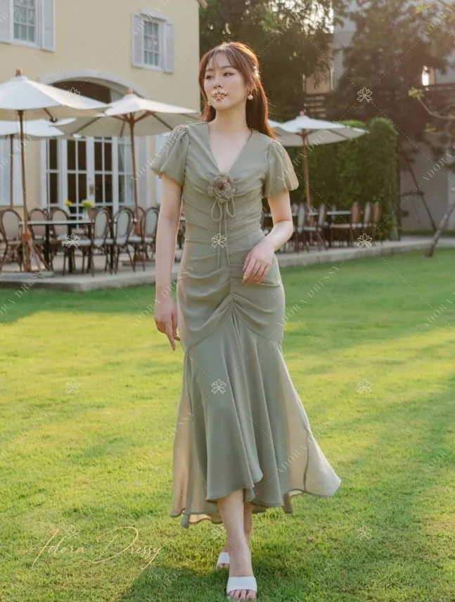 ตัวอย่างชุดโทนเขียว จาก Adora Dressy พิษณุโลก ภาพที่ 6