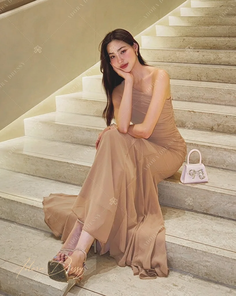 ตัวอย่างชุดโทนน้ำตาล-ทอง จาก Adora Dressy พิษณุโลก ภาพที่ 59