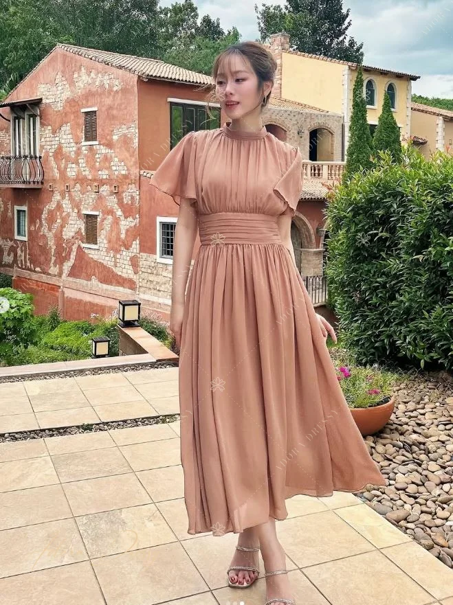 ตัวอย่างชุดโทนน้ำตาล-ทอง จาก Adora Dressy พิษณุโลก ภาพที่ 29