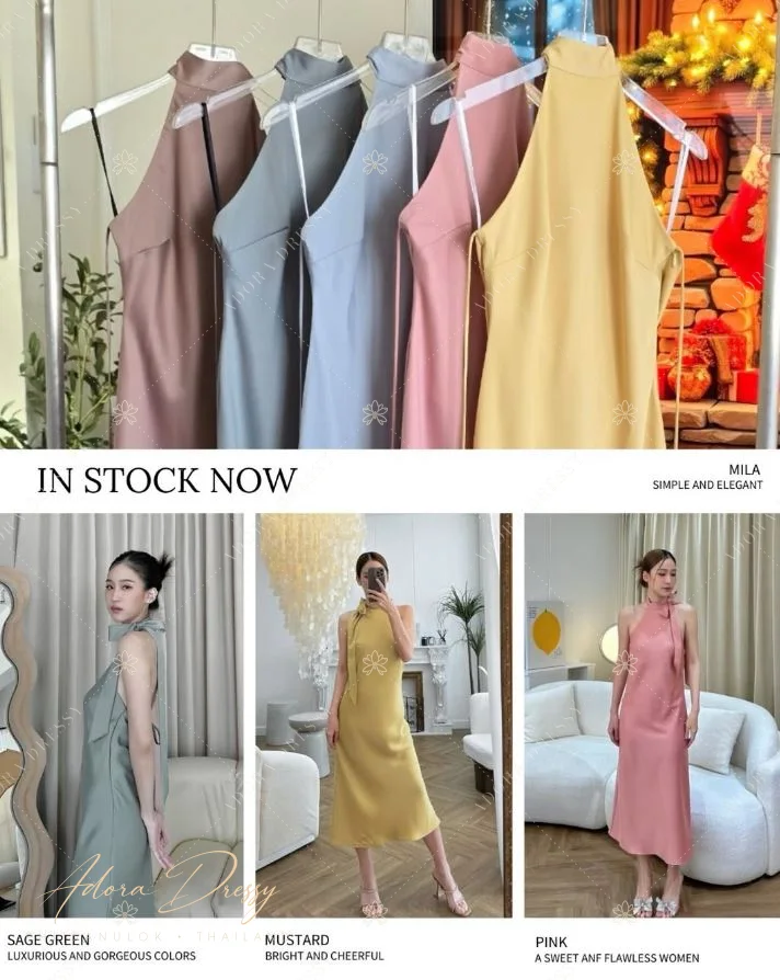 ตัวอย่างชุดโทนชมพู จาก Adora Dressy พิษณุโลก ภาพที่ 10