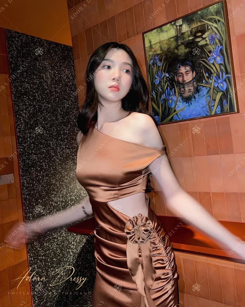 ตัวอย่างชุดโทนน้ำตาล-ทอง จาก Adora Dressy พิษณุโลก ภาพที่ 37