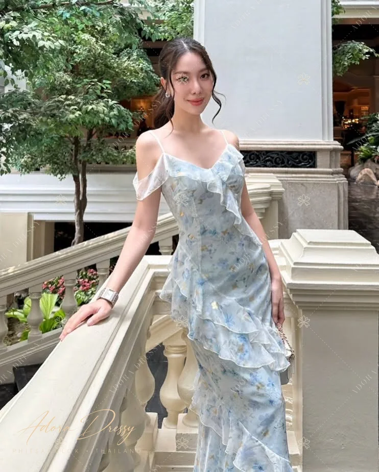 ตัวอย่างชุดโทนฟ้า-เทา จาก Adora Dressy พิษณุโลก ภาพที่ 8