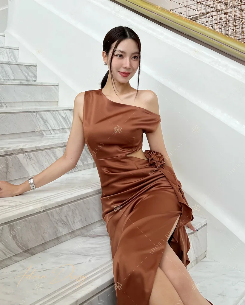 ตัวอย่างชุดโทนน้ำตาล-ทอง จาก Adora Dressy พิษณุโลก ภาพที่ 44