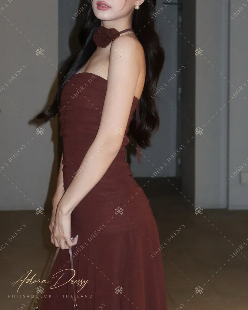 ตัวอย่างชุดโทนน้ำตาล-ทอง จาก Adora Dressy พิษณุโลก ภาพที่ 50