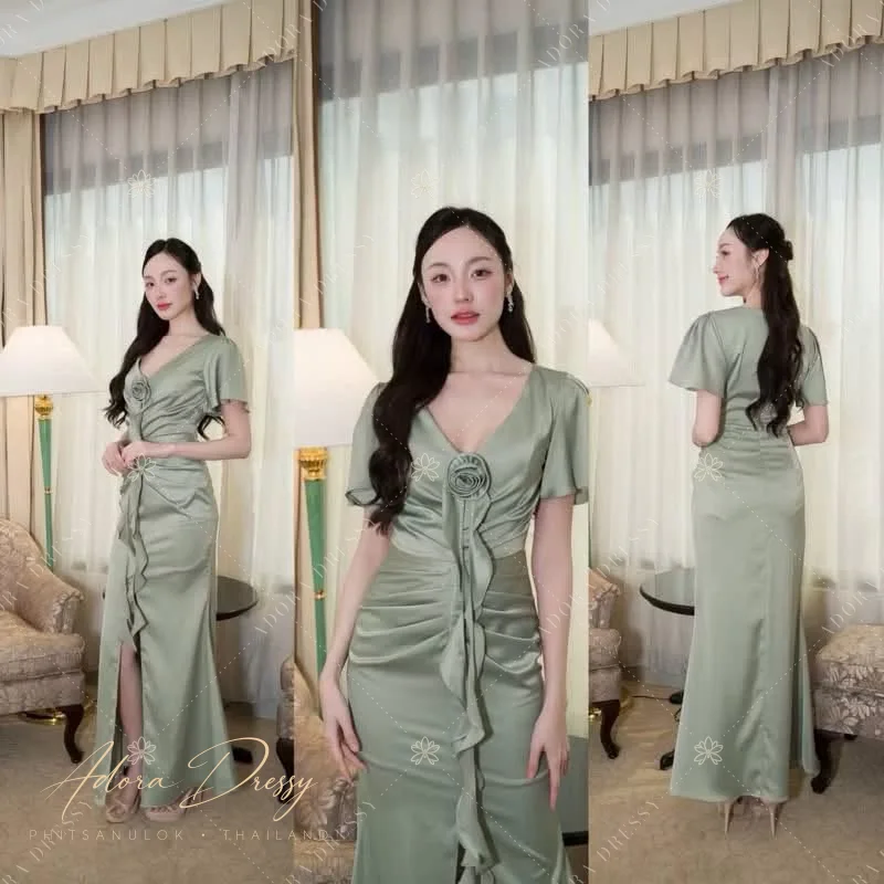 ตัวอย่างชุดโทนเขียว จาก Adora Dressy พิษณุโลก ภาพที่ 63