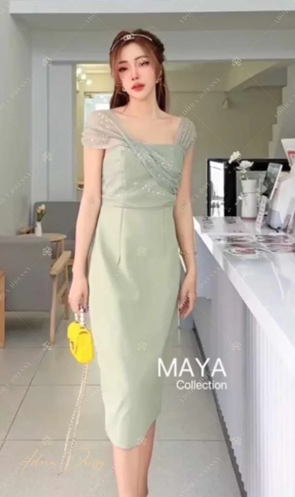 ตัวอย่างชุดโทนเขียว จาก Adora Dressy พิษณุโลก ภาพที่ 22