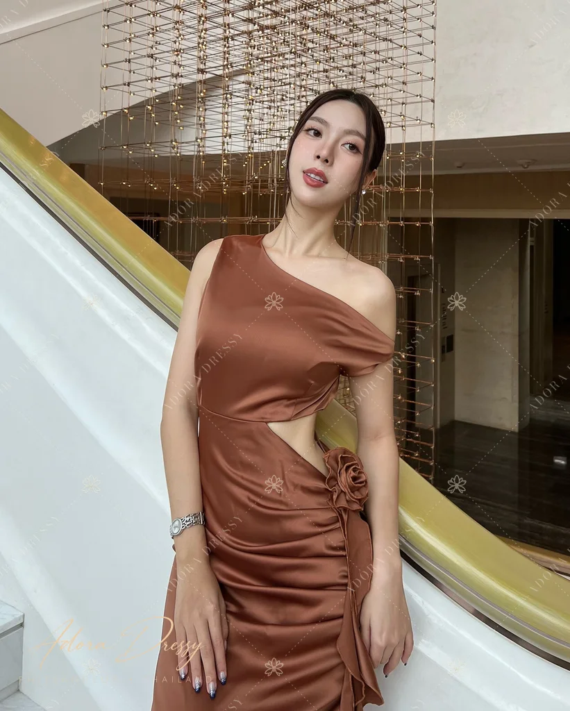 ตัวอย่างชุดโทนน้ำตาล-ทอง จาก Adora Dressy พิษณุโลก ภาพที่ 43