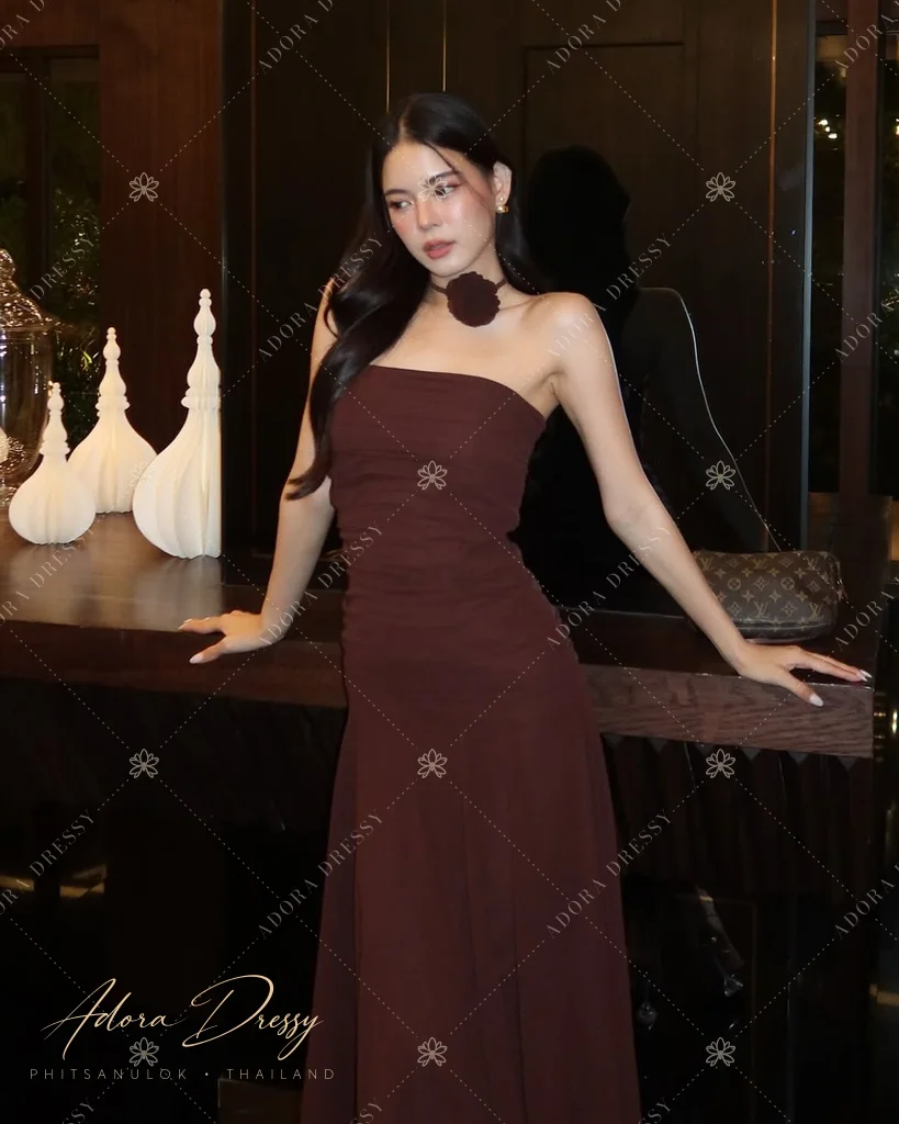 ตัวอย่างชุดโทนน้ำตาล-ทอง จาก Adora Dressy พิษณุโลก ภาพที่ 52