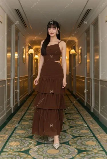 ตัวอย่างชุดโทนน้ำตาล-ทอง จาก Adora Dressy พิษณุโลก ภาพที่ 125