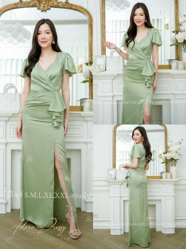 ตัวอย่างชุดโทนเขียว จาก Adora Dressy พิษณุโลก ภาพที่ 39