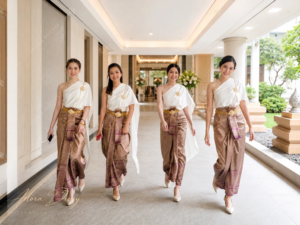ตัวอย่างชุดไทยจาก Adora Dressy พิษณุโลก ภาพที่ 6