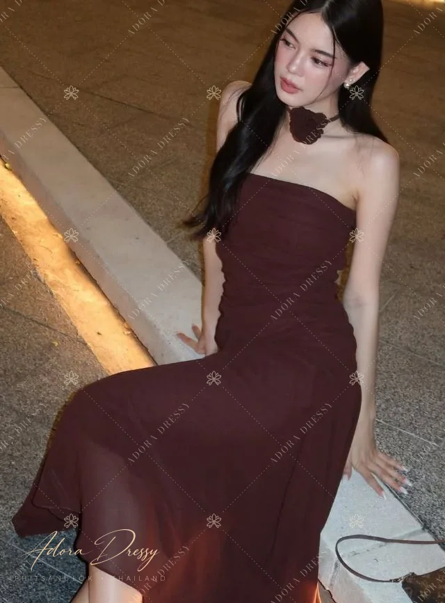 ตัวอย่างชุดโทนน้ำตาล-ทอง จาก Adora Dressy พิษณุโลก ภาพที่ 14