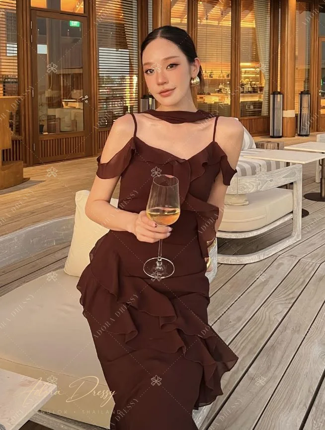 ตัวอย่างชุดโทนน้ำตาล-ทอง จาก Adora Dressy พิษณุโลก ภาพที่ 25