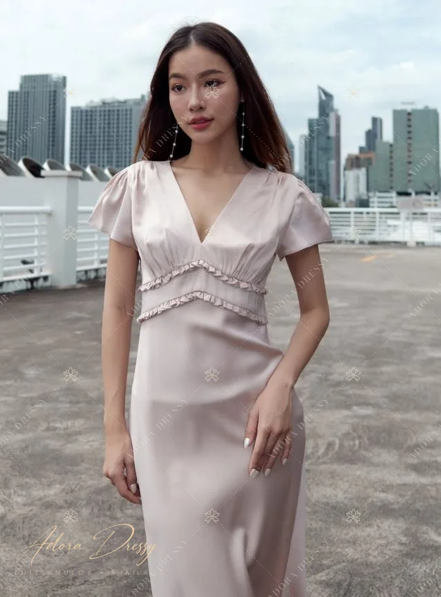 ตัวอย่างชุดโทนน้ำตาล-ทอง จาก Adora Dressy พิษณุโลก ภาพที่ 139