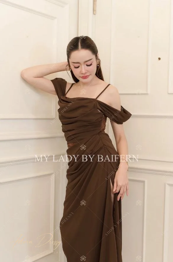 ตัวอย่างชุดโทนน้ำตาล-ทอง จาก Adora Dressy พิษณุโลก ภาพที่ 62