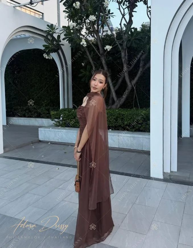 ตัวอย่างชุดโทนน้ำตาล-ทอง จาก Adora Dressy พิษณุโลก ภาพที่ 152