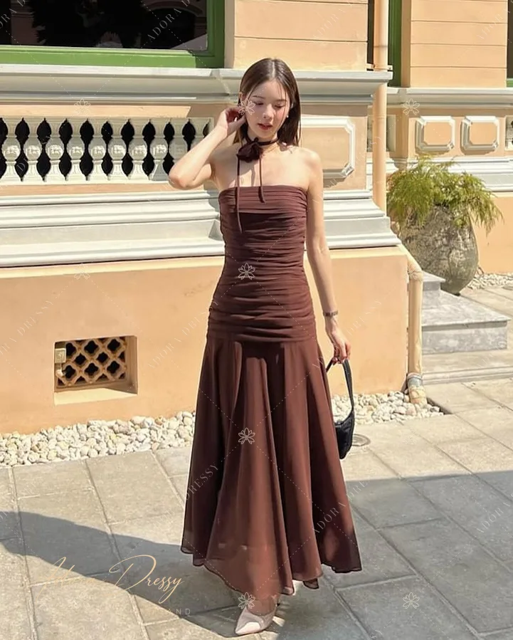 ตัวอย่างชุดโทนน้ำตาล-ทอง จาก Adora Dressy พิษณุโลก ภาพที่ 41