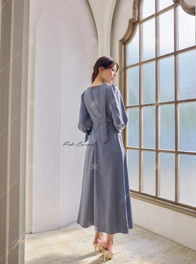 ตัวอย่างชุดโทนฟ้า-เทา จาก Adora Dressy พิษณุโลก ภาพที่ 31